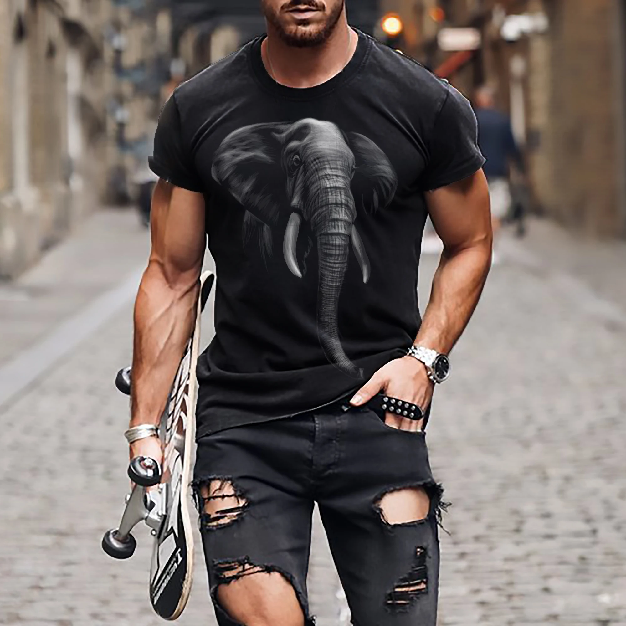 3D Animal Printed T Shirt Men Funny Novelty T-shirt O-neck Short Sleeve Tops 2023 Summer Unisex Fashion Street Outfit Clothing
3D Animal Printed T Shirt Men Funny Novelty T-shirt O-neck Short Sleeve Tops 2023 Summer Unisex Fashion Street Outfit Clothing
