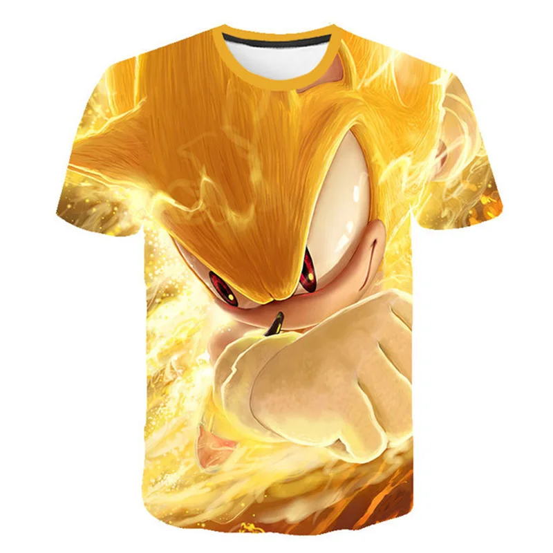 Summer Fashion 3D New Sonic T Shirt Kids Funny Casual Game T-shirt Children Boy Girl Clothes Cool Cartoon Tshirt Tops Tees Cute
Summer Fashion 3D New Sonic T Shirt Kids Funny Casual Game T-shirt Children Boy Girl Clothes Cool Cartoon Tshirt Tops Tees Cute