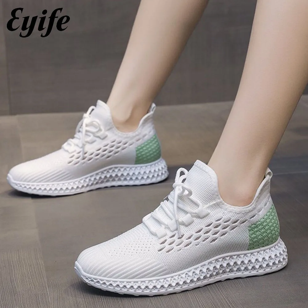 Women's Fashion Sneakers 2023 Summer New Knitted Fabric Mix Color Ladies Lace Up Breathable Casual Shoes 36-43 Large-Sized Flats
Women's Fashion Sneakers 2023 Summer New Knitted Fabric Mix Color Ladies Lace Up Breathable Casual Shoes 36-43 Large-Sized Flats