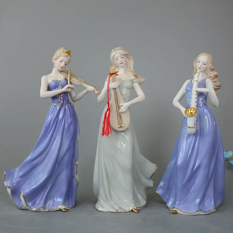 Europe Ceramic Beauty Figurines Furnishing Crafts Home Decoration Western Ornament Porcelain handicraft Wedding Gift
Europe Ceramic Beauty Figurines Furnishing Crafts Home Decoration Western Ornament Porcelain handicraft Wedding Gift