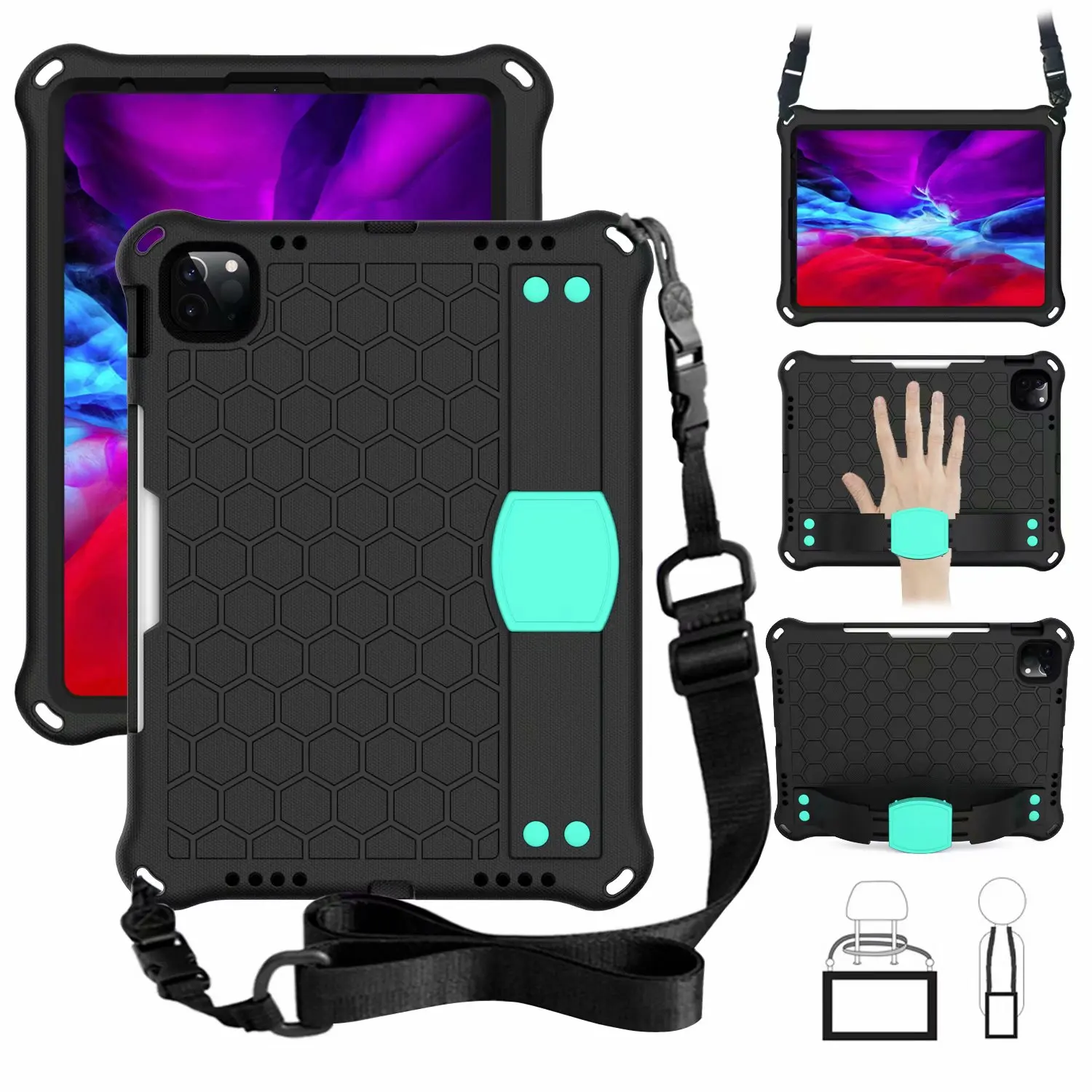 Shockproof Kids Case for iPad 2020 Air 4 Case iPad Pro11 2021 Handle Stand Cover for iPad Air 2 10.2 6th 7th 8th Generation Case
Shockproof Kids Case for iPad 2020 Air 4 Case iPad Pro11 2021 Handle Stand Cover for iPad Air 2 10.2 6th 7th 8th Generation Case