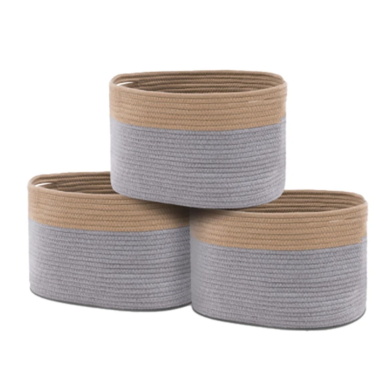 Cotton Rope Basket Laundry Basket For Clothes Toys Blankets,Basket Cloth Hamper For Living Room And Bedroom
Cotton Rope Basket Laundry Basket For Clothes Toys Blankets,Basket Cloth Hamper For Living Room And Bedroom