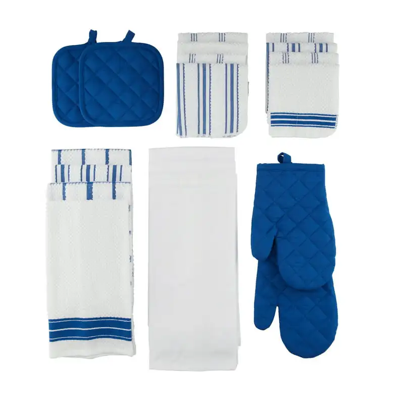 

20 Piece Set, Terry & Flat Kitchen Towel, Dish Cloth, Flour Sack, Oven Mitt, Pot Holder крышка для микроволно