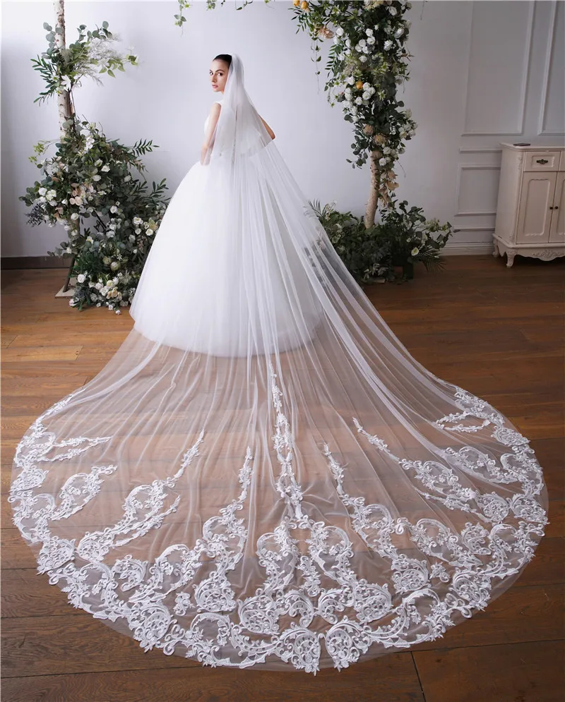 Wedding Veil Wedding Accessories Long Bridal Lace Arrangement One Layer Metal Hair Comb ZJJ10061
Wedding Veil Wedding Accessories Long Bridal Lace Arrangement One Layer Metal Hair Comb ZJJ10061