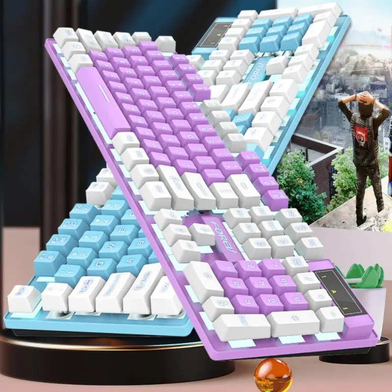 104 Keys White Backlight Usb Gaming Keyboard Cool Game Light Wired Game Keyboard Multimedia Keys Suspended Wired USB Ergonomics
104 Keys White Backlight Usb Gaming Keyboard Cool Game Light Wired Game Keyboard Multimedia Keys Suspended Wired USB Ergonomics