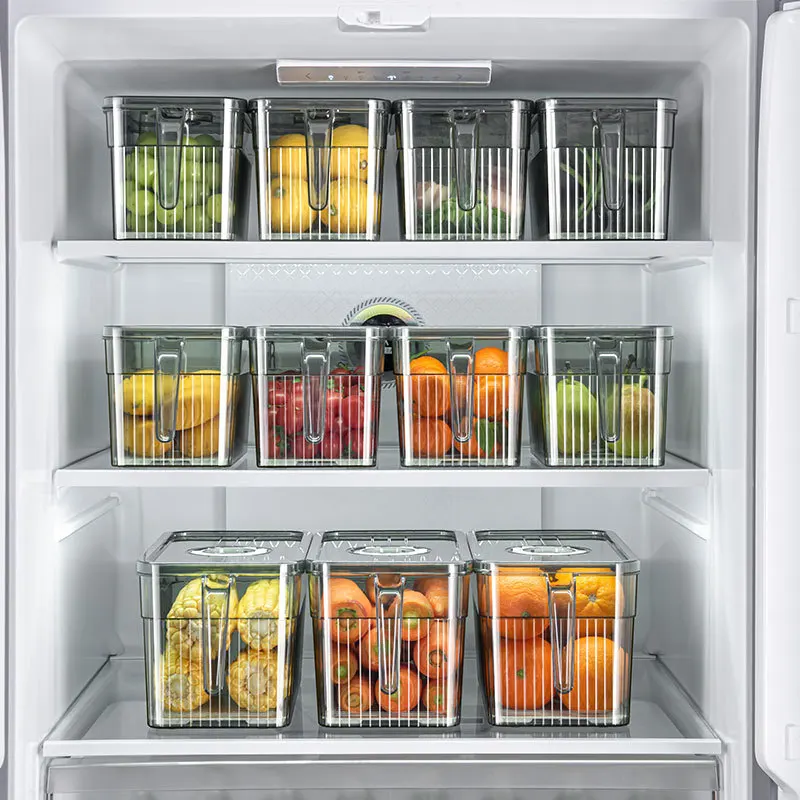 Home Kitchen Refrigerator Storage Box Food Grade Vegetable Fruit Egg Storage Box Classification Non-flavor Fresh-keeping Boxes
Home Kitchen Refrigerator Storage Box Food Grade Vegetable Fruit Egg Storage Box Classification Non-flavor Fresh-keeping Boxes