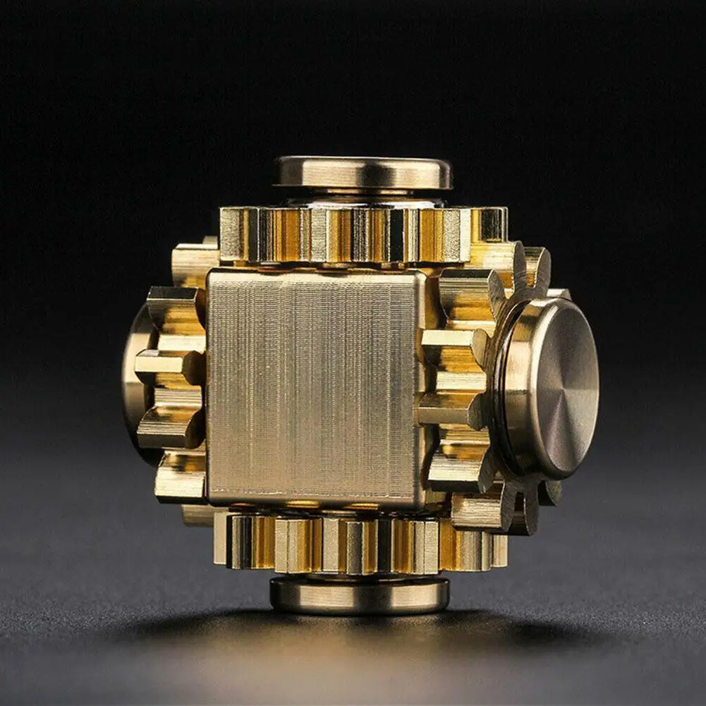 Fingertip Gyro Gear Linkage Cube Pure Finger Gyro Mechanical Craftsman Gift Toy Decompression Feelings Adult R8x2
Fingertip Gyro Gear Linkage Cube Pure Finger Gyro Mechanical Craftsman Gift Toy Decompression Feelings Adult R8x2
