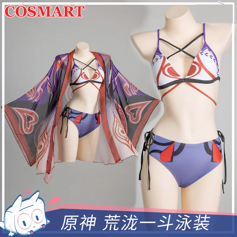 COSMART Game Genshin Impact Arataki Itto Lovely Bikini Swimsuit Swimwear Summer Coat Cosplay Costume Women Female Outfit New
COSMART Game Genshin Impact Arataki Itto Lovely Bikini Swimsuit Swimwear Summer Coat Cosplay Costume Women Female Outfit New