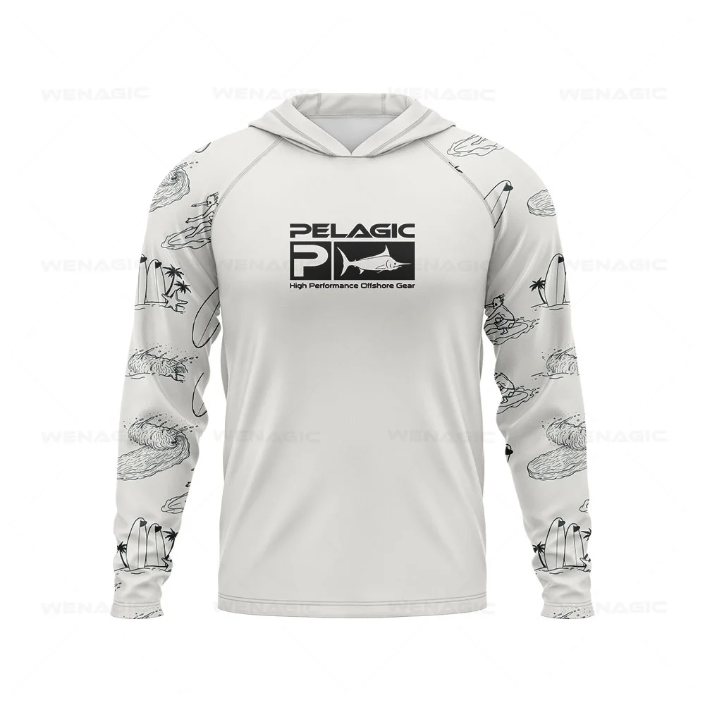 Pelagic Grea hooded Fishing Shirt Fishing T-shirt Men Long Sleeve Uv Protection 50 Fishing Apparel Outdoor Fishing clothing
Pelagic Grea hooded Fishing Shirt Fishing T-shirt Men Long Sleeve Uv Protection 50 Fishing Apparel Outdoor Fishing clothing