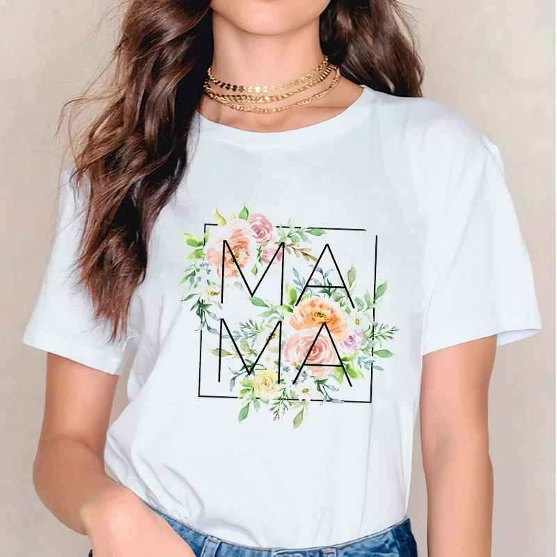 Women 2021 Mama Mom Flower Elegant Cute Print T Shirt Trend Tshirts Womens Mother Ladies Graphic Travel Tee T-Shirt Clothing
Women 2021 Mama Mom Flower Elegant Cute Print T Shirt Trend Tshirts Womens Mother Ladies Graphic Travel Tee T-Shirt Clothing