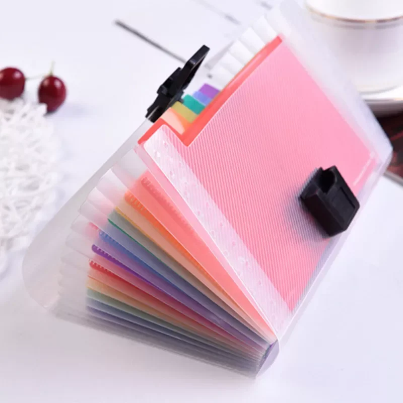 Hot Sale Colorful A6 13 Button Multi-Layer Organ Expanding Wallet Bag Folder Receipt Clip File Document Holder Storage Box Pouch
Hot Sale Colorful A6 13 Button Multi-Layer Organ Expanding Wallet Bag Folder Receipt Clip File Document Holder Storage Box Pouch