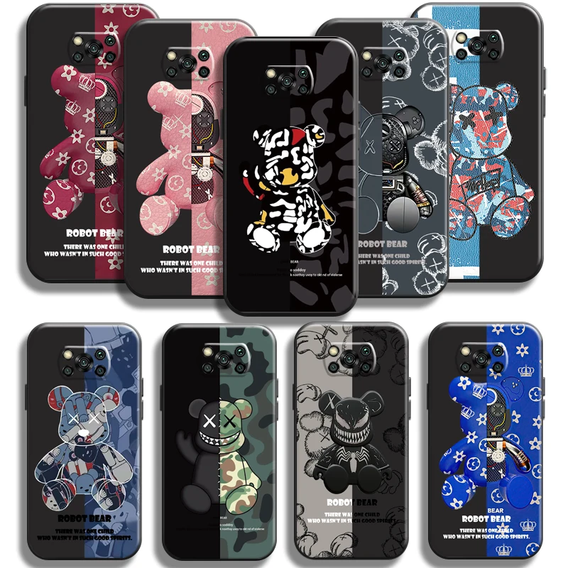 Fashion Brand Luxury Bear Case For Xiaomi Poco X3 Pro NFC For POCO X3 GT Phone Case Carcasa Silicone Cover Coque Liquid Silicon
Fashion Brand Luxury Bear Case For Xiaomi Poco X3 Pro NFC For POCO X3 GT Phone Case Carcasa Silicone Cover Coque Liquid Silicon