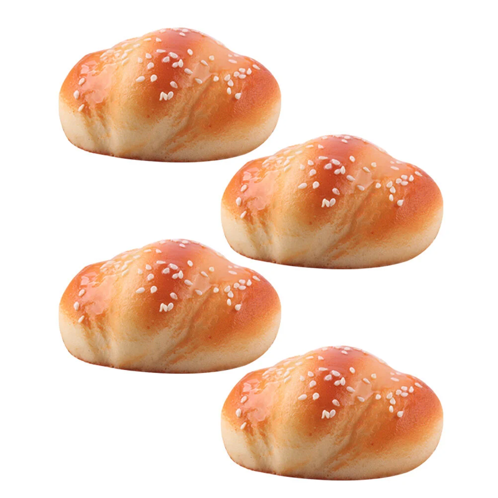 4 Pcs Baby Photo Props Simulated Bread Fake Decoration Simulation Realistic Food Ornament Night Light 8x7cm Sesame
4 Pcs Baby Photo Props Simulated Bread Fake Decoration Simulation Realistic Food Ornament Night Light 8x7cm Sesame