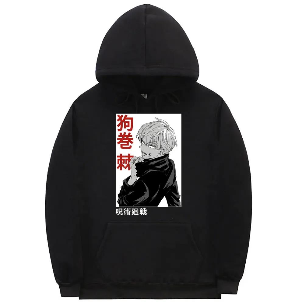 Japan Anime Mens Jujutsu Kaisen Inumaki Toge Print Hoodie Tops Long Sleeves Men Women Oversized Loose Casual Hooded Sweatshirt
Japan Anime Mens Jujutsu Kaisen Inumaki Toge Print Hoodie Tops Long Sleeves Men Women Oversized Loose Casual Hooded Sweatshirt