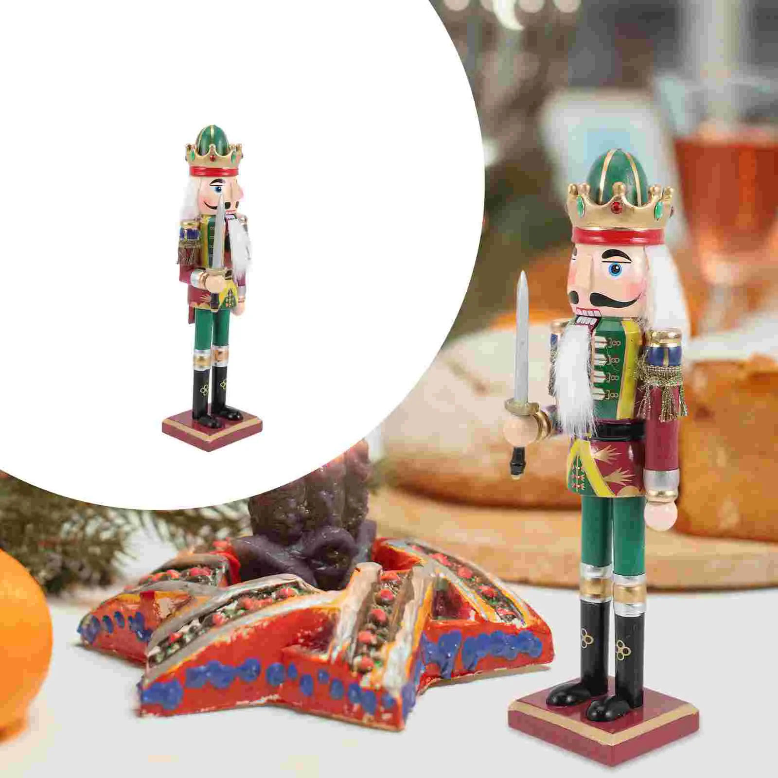 Nutcracker Soldier Wooden Christmasnutcrackers Wood Decoration Ornament Statue Table Decor Desktop Figures Soldiers Centerpieces
Nutcracker Soldier Wooden Christmasnutcrackers Wood Decoration Ornament Statue Table Decor Desktop Figures Soldiers Centerpieces
