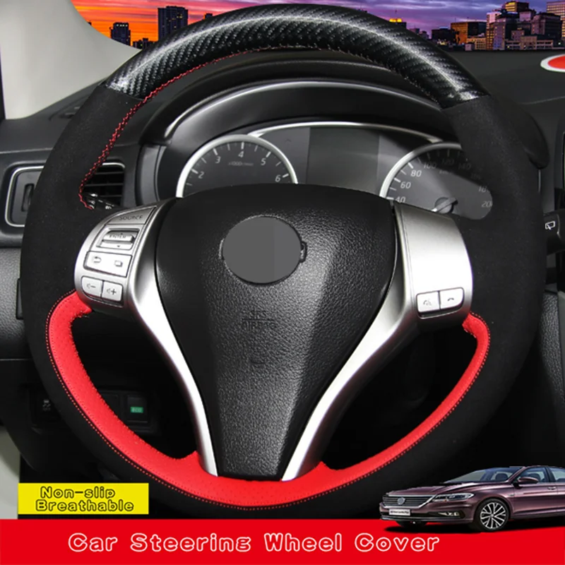 Чехол на руль из натуральной кожи для Nissan Teana 2013-2018 Altima 2013-2018, Rogue, Qashqai, X-Trail 2014, 2015, 2016, 2017
Чехол на руль из натуральной кожи для Nissan Teana 2013-2018 Altima 2013-2018, Rogue, Qashqai, X-Trail 2014, 2015, 2016, 2017