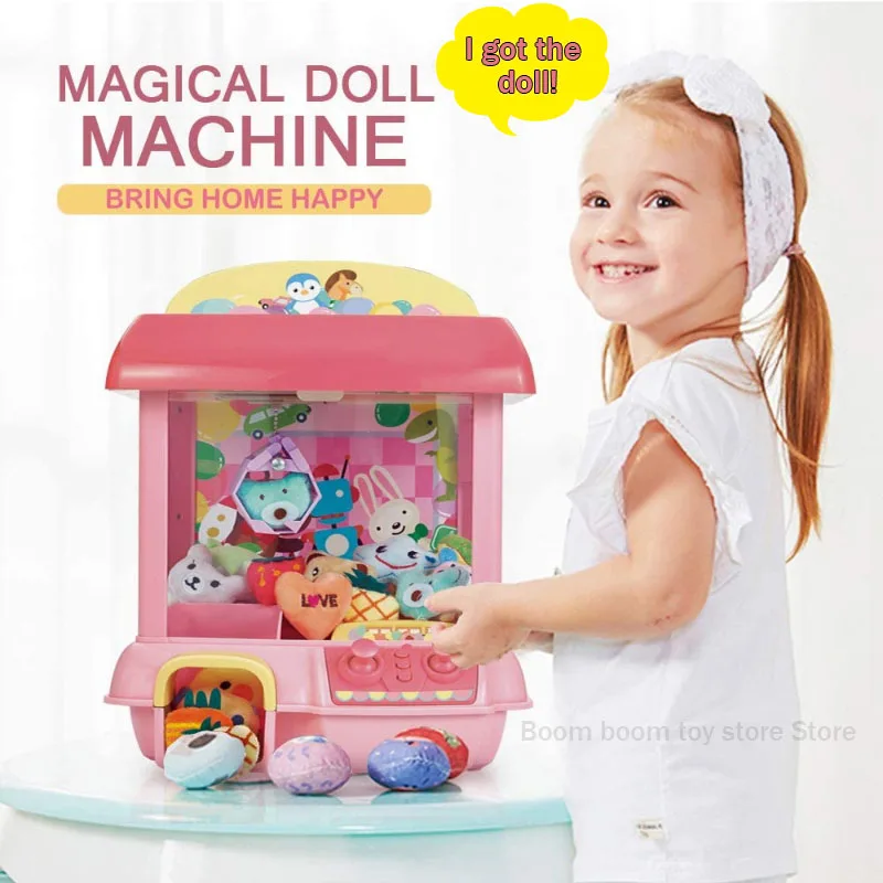 Mini Vending Machine DIY Children's Rechargeable Coin Grasping Doll, Egg Twisting Game Music Challenge Toy Girl's Birthday Gift
Mini Vending Machine DIY Children's Rechargeable Coin Grasping Doll, Egg Twisting Game Music Challenge Toy Girl's Birthday Gift