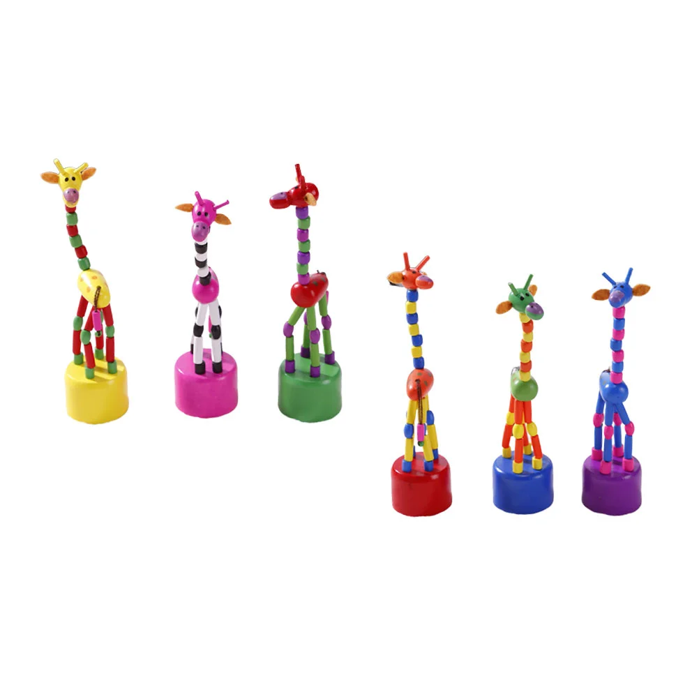 Giraffe Toys Wooden Puppets Toy Puppet Finger Base Thumb Press Push Animaldancing Wood Children Stem Animals Figurine Fun
Giraffe Toys Wooden Puppets Toy Puppet Finger Base Thumb Press Push Animaldancing Wood Children Stem Animals Figurine Fun