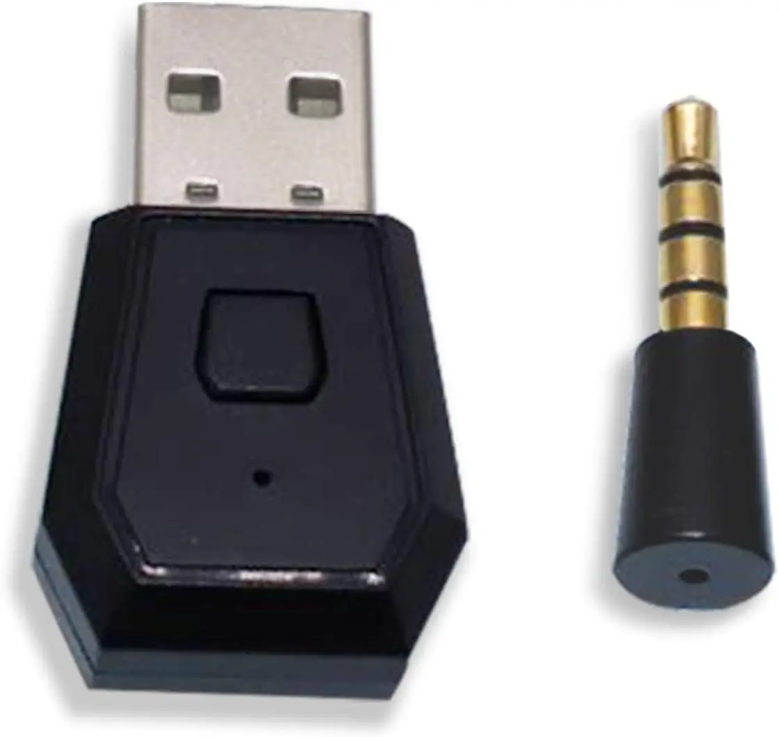 

Fantástico Adaptador Bluetooth Mini 4.0 PS4 USB Sem Fio Microfone+A2DP HFP HSP Suporte Compatível com PS4/PS5 Adaptador de Áu