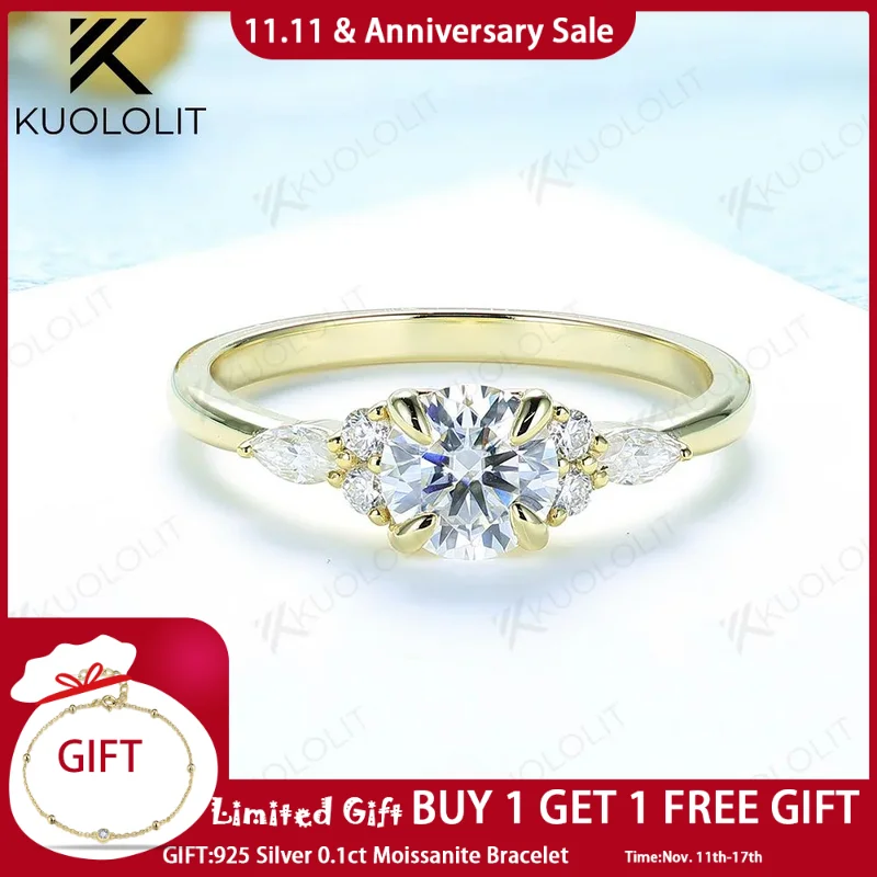 Kuololit 2CT Lab Grown Diamond Rings for Women Solid 14K 10K 9K White Gold Round Marquise Cut for Anniversary Wedding Engagement
Kuololit 2CT Lab Grown Diamond Rings for Women Solid 14K 10K 9K White Gold Round Marquise Cut for Anniversary Wedding Engagement