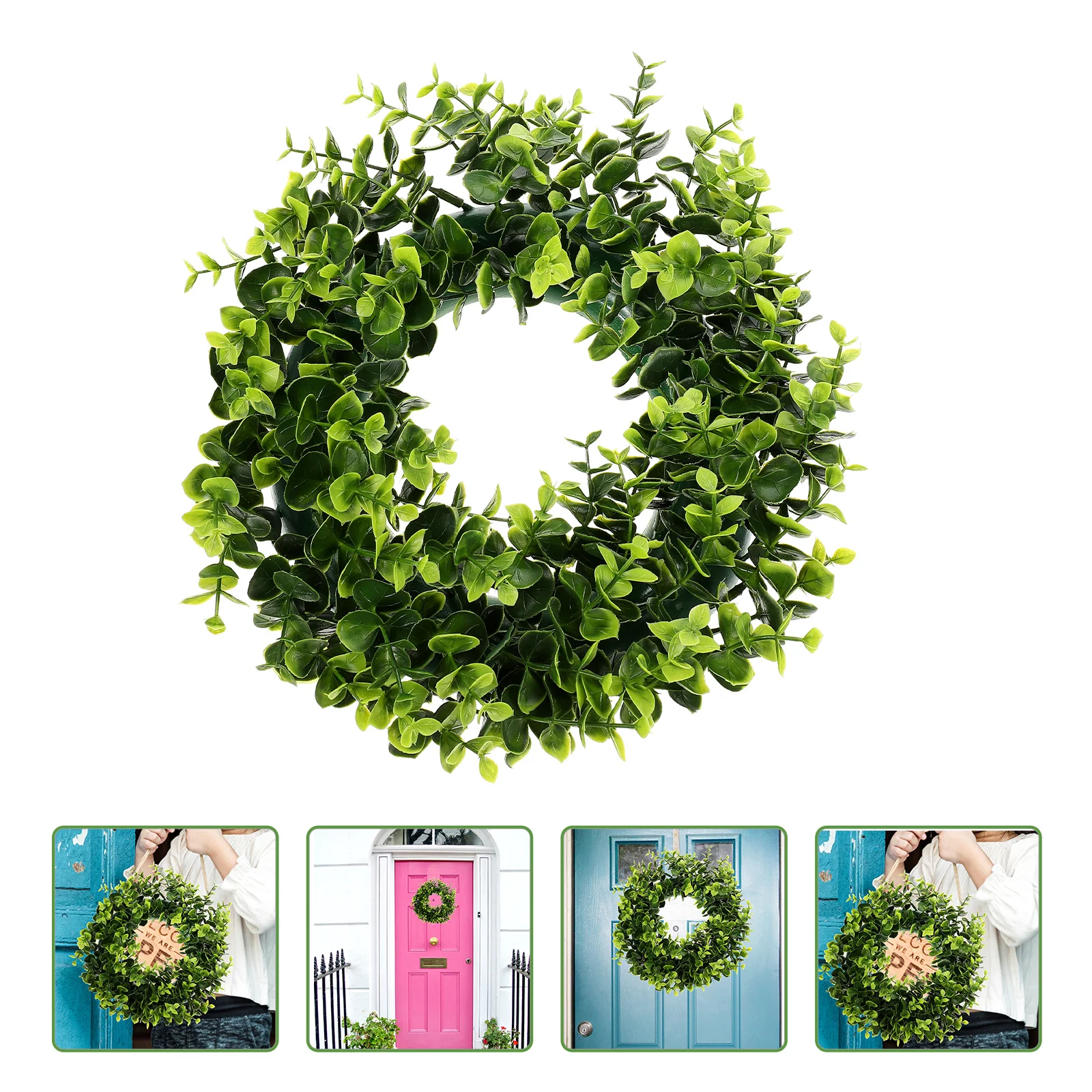 Wreath Eucalyptus Door Leaves Garland Artificial Greenery Leaf Fake Summer Faux Front Green Ornamentfarmhouse Vine Wedding Ring
Wreath Eucalyptus Door Leaves Garland Artificial Greenery Leaf Fake Summer Faux Front Green Ornamentfarmhouse Vine Wedding Ring