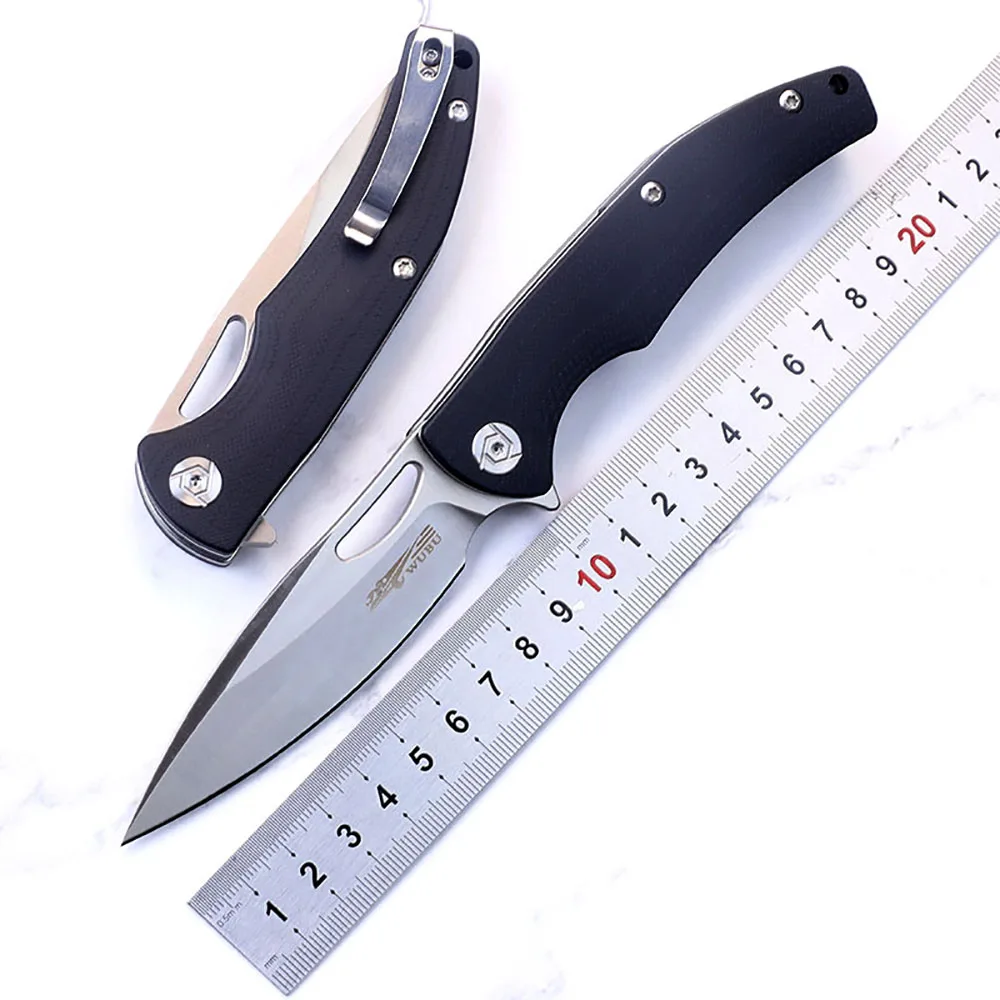 Складной нож WUBU D2 с рукояткой G10, походный охотничий нож для выживания в подарок, для коллекции фруктов
Складной нож WUBU D2 с рукояткой G10, походный охотничий нож для выживания в подарок, для коллекции фруктов