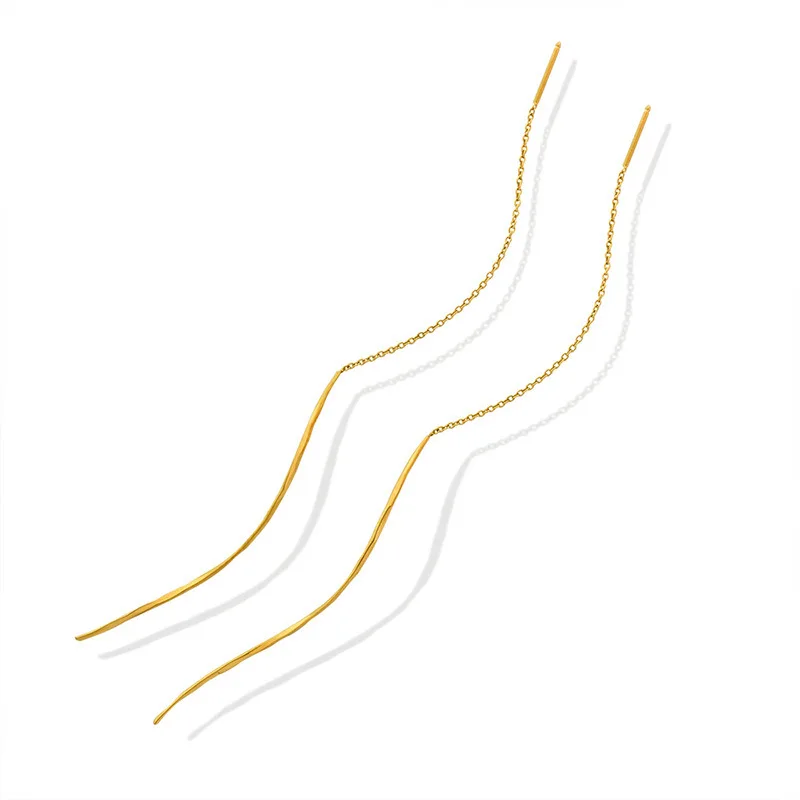 Ear Wire Tassel Earring for Women Ear Piercing Line Titanium Steel Jewelry Accesorios Mujer 2022 Trend Women Large Stud Earrings
Ear Wire Tassel Earring for Women Ear Piercing Line Titanium Steel Jewelry Accesorios Mujer 2022 Trend Women Large Stud Earrings