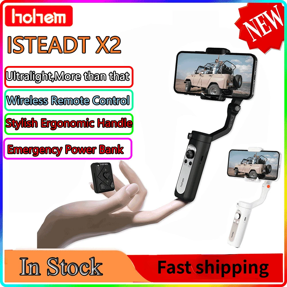 Hohem iSteady X2 складной смартфон 3-осевой карданный подвес с дистанционным управлением легкий складной стабилизатор для iPhone/Samsung/Huawei
Hohem iSteady X2 складной смартфон 3-осевой карданный подвес с дистанционным управлением легкий складной стабилизатор для iPhone/Samsung/Huawei