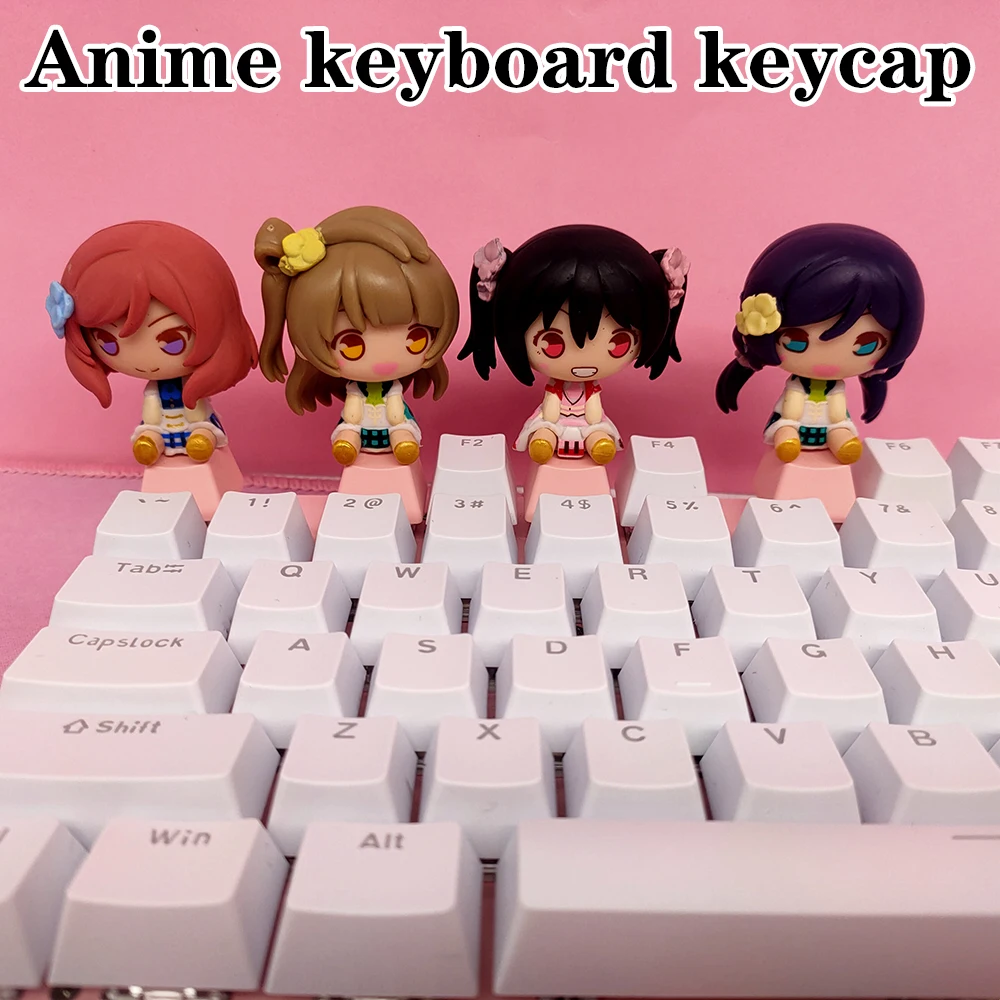 Anime Keycaps Mechanical Keyboard Caps Decorative Accessories Cute Beautiful Girl Pink Kawaii PBT Color Esc Cherry Diy Keycap
Anime Keycaps Mechanical Keyboard Caps Decorative Accessories Cute Beautiful Girl Pink Kawaii PBT Color Esc Cherry Diy Keycap