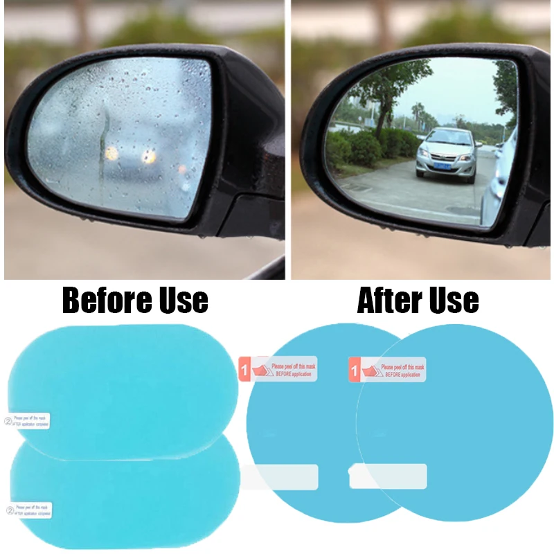 2 Pcs Car Rainproof Clear Film Rearview Mirror Protective Anti Fog Car Rearview Mirror Film Waterproof Sticker Auto Accessories
2 Pcs Car Rainproof Clear Film Rearview Mirror Protective Anti Fog Car Rearview Mirror Film Waterproof Sticker Auto Accessories