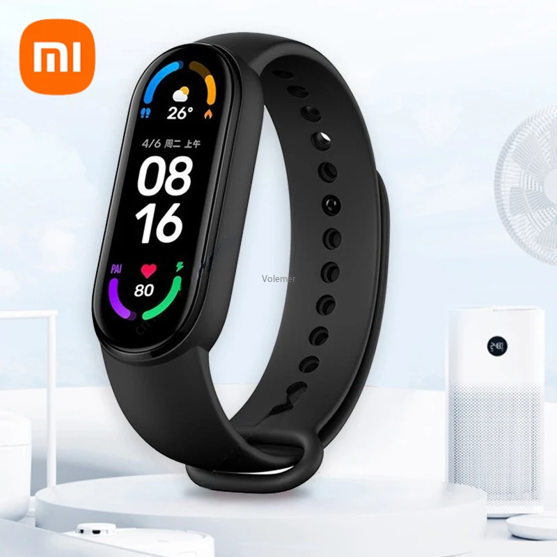 Original Youpin Mi Band 6 Blood Oxygen AMOLED Fitness Screen Bracelet Mi Band 6 Traker Fitness Waterproof Portable Smart Band
Original Youpin Mi Band 6 Blood Oxygen AMOLED Fitness Screen Bracelet Mi Band 6 Traker Fitness Waterproof Portable Smart Band