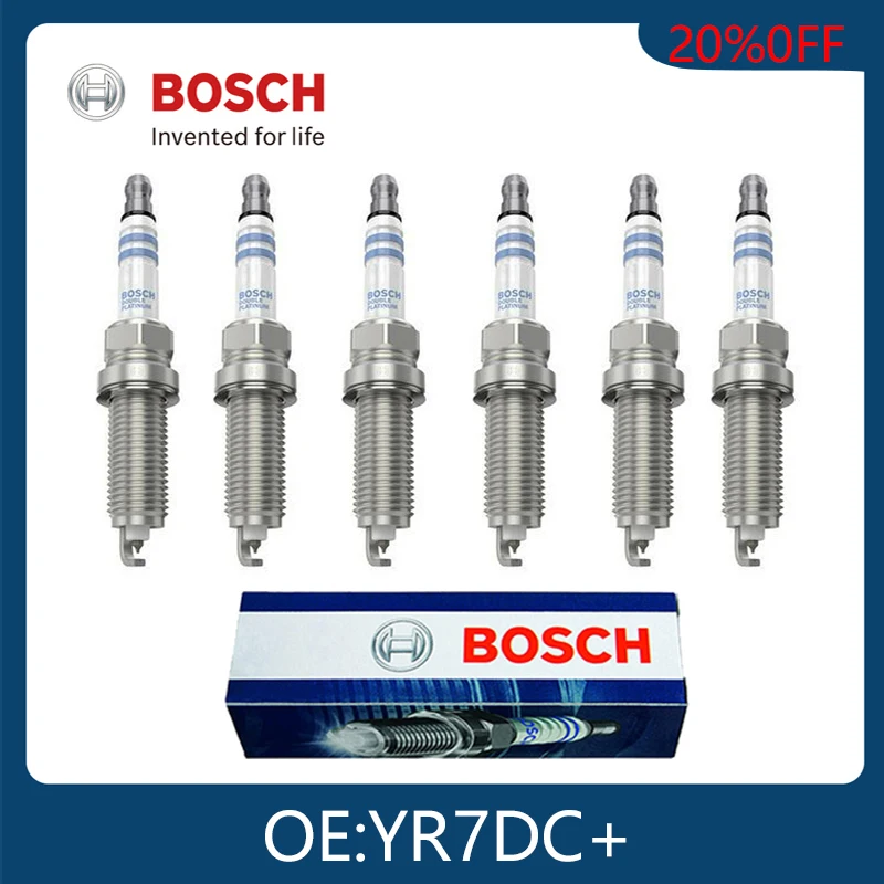 BOSCH Original Genuine 6pcs Spark Plugs For FIAT CHEVROLET LANCIA BMW MITSUBISHI 0242135515 YR7DC+ Car Candles Auto Accessories
BOSCH Original Genuine 6pcs Spark Plugs For FIAT CHEVROLET LANCIA BMW MITSUBISHI 0242135515 YR7DC+ Car Candles Auto Accessories