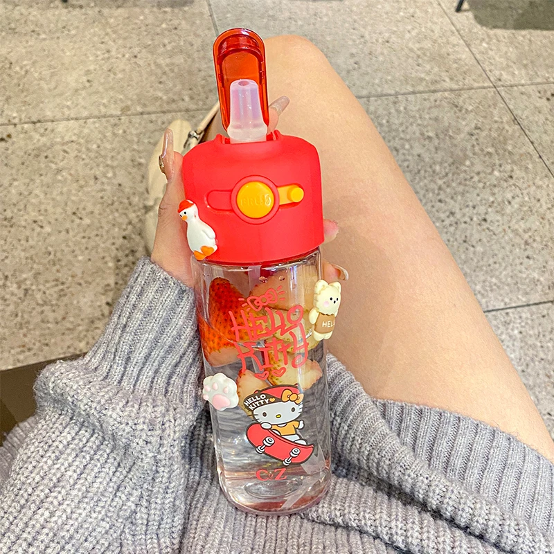Hello Kitty Cup with Straw Good-looking Water Cup Girl Cute Student Plastic Japanese Style Simple Cup Ins Style Kid's Mug
Hello Kitty Cup with Straw Good-looking Water Cup Girl Cute Student Plastic Japanese Style Simple Cup Ins Style Kid's Mug