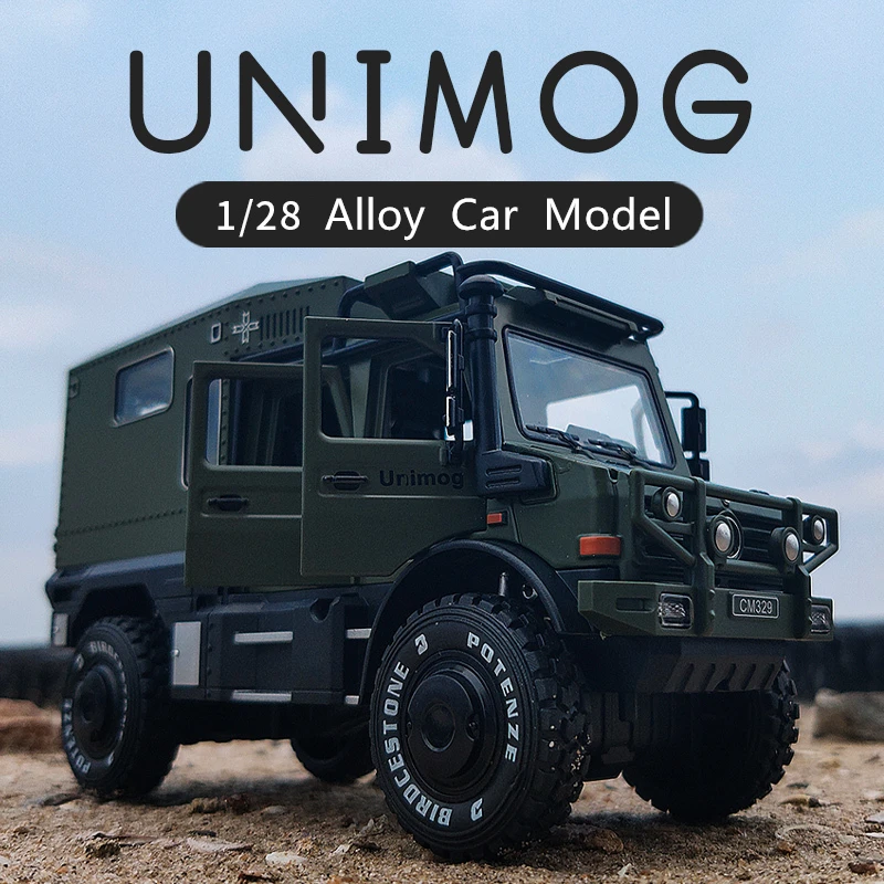 Модель автомобиля из сплава Benzs UNIMOG U4000 для дома на колесах модель внедорожника