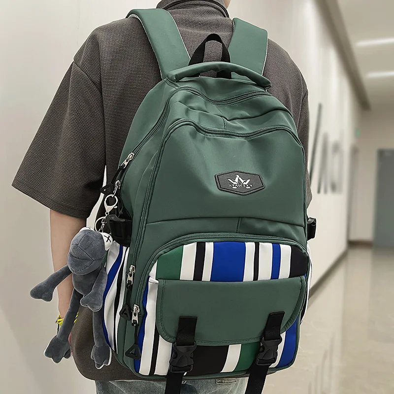 Ladies Men High Capacity School Bag Male Women College Backpack Fashion Girl Boy Laptop Harajuku Backpack Female Travel Book Bag
Ladies Men High Capacity School Bag Male Women College Backpack Fashion Girl Boy Laptop Harajuku Backpack Female Travel Book Bag