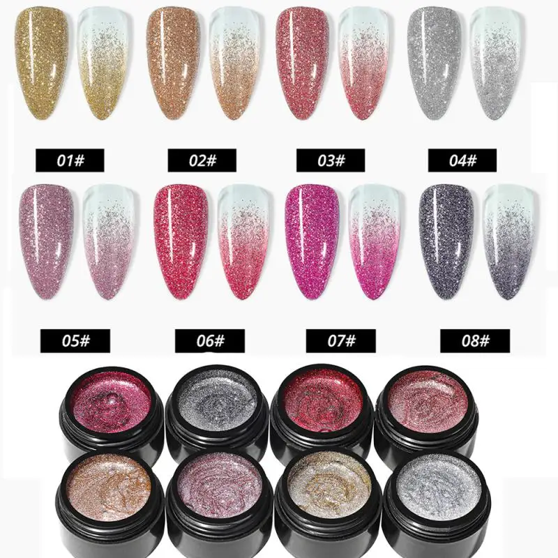 8 Colors Gel Nail Polish Set Shiny Platinum Nails Art For Manicure Nail Gel Lak UV Colors Top Base Coat Primer Hybrid Varnishes
8 Colors Gel Nail Polish Set Shiny Platinum Nails Art For Manicure Nail Gel Lak UV Colors Top Base Coat Primer Hybrid Varnishes