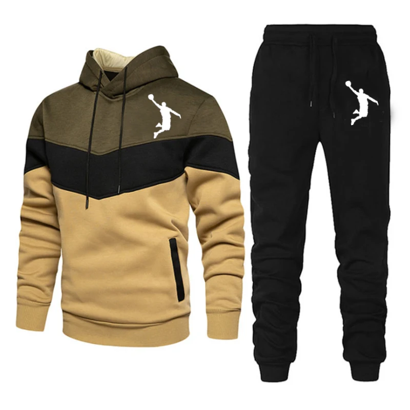Men's Brand Sweatshirt Set Hoodie And Sweatpants 2 Piece Set High Quality Casual Jumper And Jogging Pants New Fashion Plus Size
Men's Brand Sweatshirt Set Hoodie And Sweatpants 2 Piece Set High Quality Casual Jumper And Jogging Pants New Fashion Plus Size