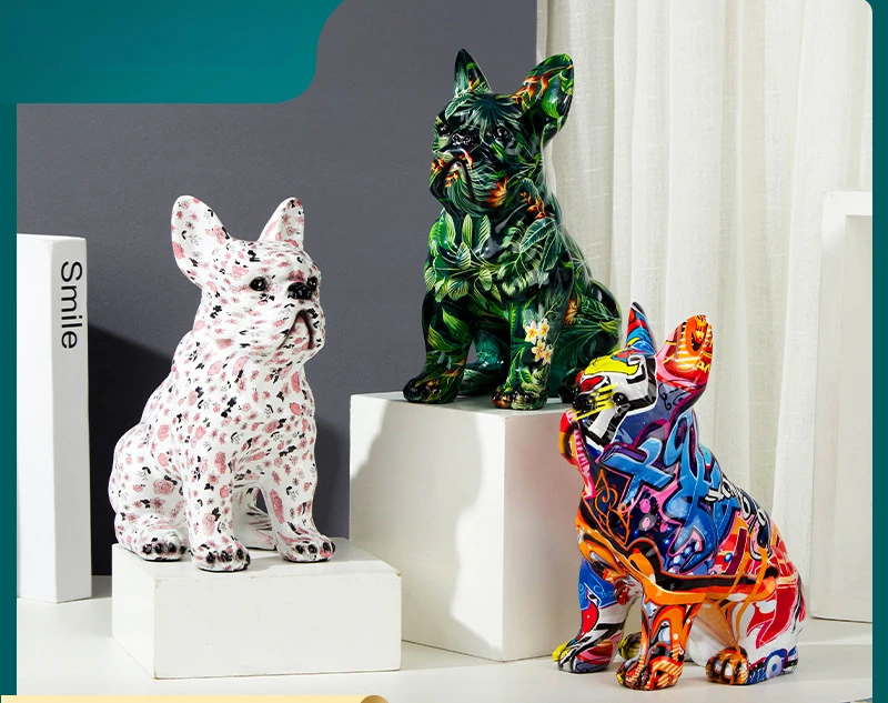 Colorful Dog Decorations Home Decor Living Room Bedroom Study Office Porch Wine Cabinet Resin Crafts Decoration Gifts
Colorful Dog Decorations Home Decor Living Room Bedroom Study Office Porch Wine Cabinet Resin Crafts Decoration Gifts