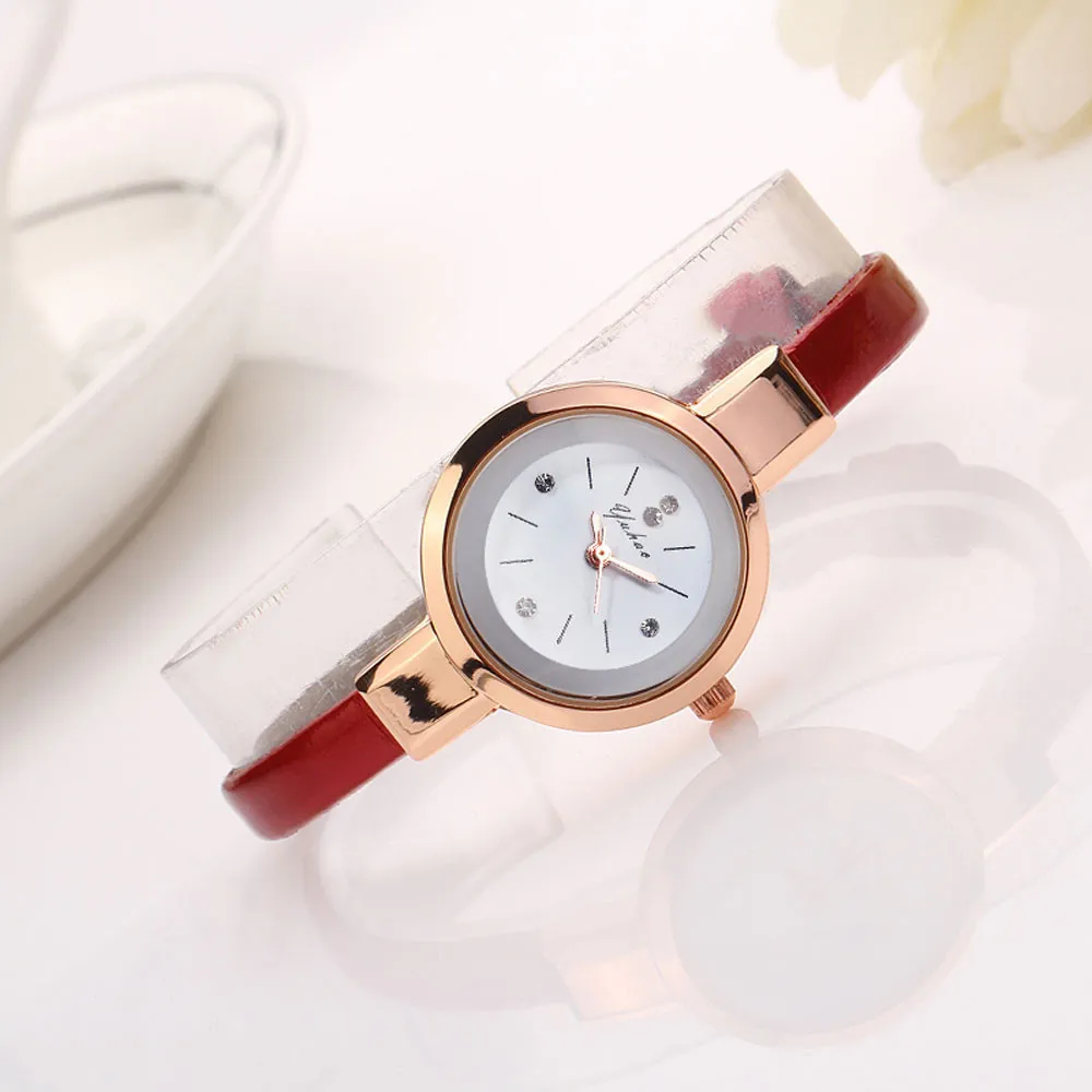 Narrow Band Pu Ladies Watch Fashion Round Quartz Analog Bracelet Casual Wristwatch Red New часы женские наручные кварцевые
Narrow Band Pu Ladies Watch Fashion Round Quartz Analog Bracelet Casual Wristwatch Red New часы женские наручные кварцевые