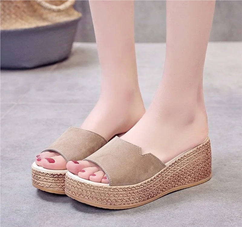 2022 Summer Women's Shoes New Korean Version Of The Fish Mouth Wedge Slippers Women's Simple Sponge Cake Thick-soled Women's
2022 Summer Women's Shoes New Korean Version Of The Fish Mouth Wedge Slippers Women's Simple Sponge Cake Thick-soled Women's