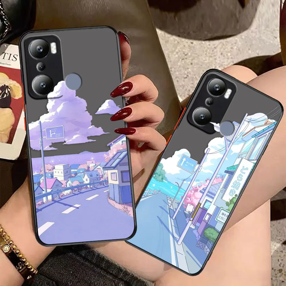 Matte Case for infinix HOT 20I 12 12I 11 11S 10 10I 10S PLAY 9 Pro POVA 3 CAMON 15 17P Case Funda Japan Anime Landscape Scenery
Matte Case for infinix HOT 20I 12 12I 11 11S 10 10I 10S PLAY 9 Pro POVA 3 CAMON 15 17P Case Funda Japan Anime Landscape Scenery