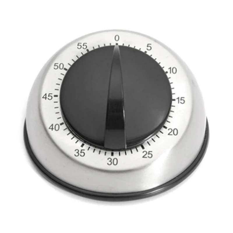 60 Minutes Stainless Steel Kitchen Timer Mechanical Wind-Up Egg Timer Time-Reminder Cooking Tools Drop Shipping
60 Minutes Stainless Steel Kitchen Timer Mechanical Wind-Up Egg Timer Time-Reminder Cooking Tools Drop Shipping