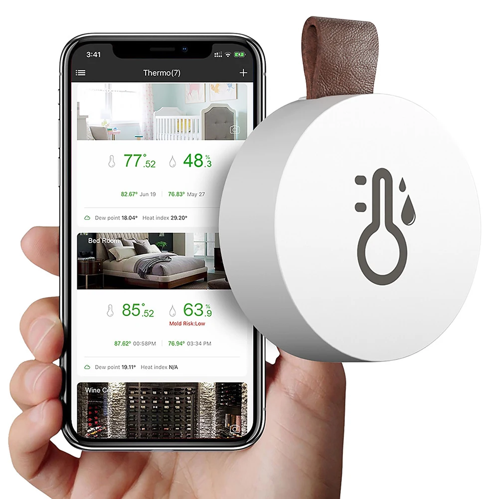 For ORIA Thermometer Hygrometer Smart Temperature Thermometer Hygrometer Wireless Bluetooth Measurement Tools for Home Office
For ORIA Thermometer Hygrometer Smart Temperature Thermometer Hygrometer Wireless Bluetooth Measurement Tools for Home Office