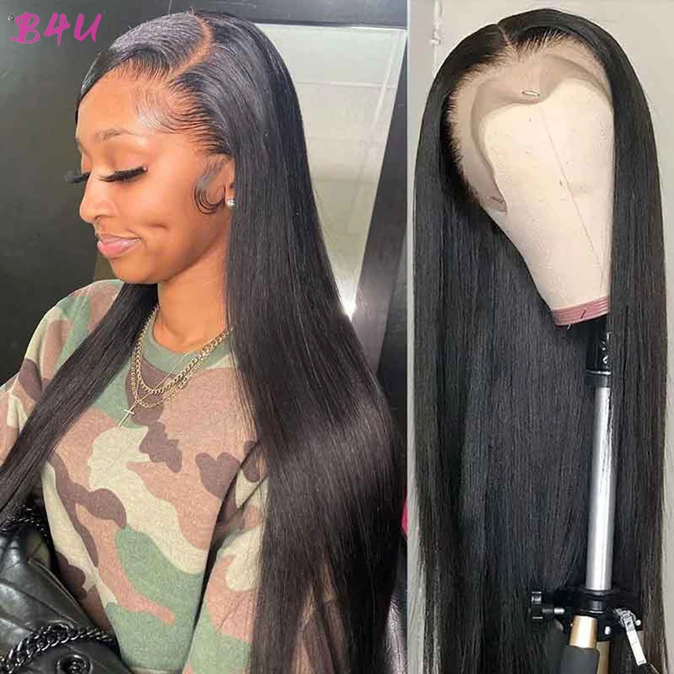 Straight Transparent Lace Front Human Hair Wigs Pre Plucked 13x4 Lace Frontal Wig Peruvian Remy Hair Lace Closure Wig For Women
Straight Transparent Lace Front Human Hair Wigs Pre Plucked 13x4 Lace Frontal Wig Peruvian Remy Hair Lace Closure Wig For Women