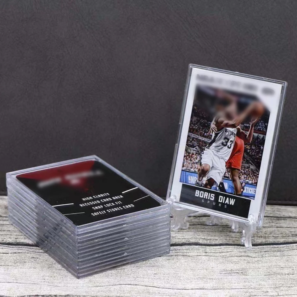 5pcs 35pt Toploader Board Game Cards Protector Transparent Gaming Trading Card Holder Case Sleeves For Sport Cards
5pcs 35pt Toploader Board Game Cards Protector Transparent Gaming Trading Card Holder Case Sleeves For Sport Cards