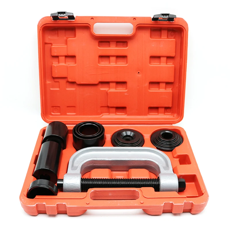 4-in-1 Ball Joint Service Tool Kit C Frame Press 2WD & 4WD Vehicles Truck Brake Anchor Pin Remover Installer
4-in-1 Ball Joint Service Tool Kit C Frame Press 2WD & 4WD Vehicles Truck Brake Anchor Pin Remover Installer