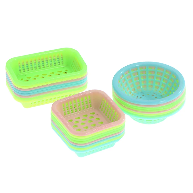 5Pcs 1:12 Dollhouse Miniature Plastic Storage Basket Laundry Basket Doll Fruit Vegetable Food Basket Dollhouse Decor Accessories
5Pcs 1:12 Dollhouse Miniature Plastic Storage Basket Laundry Basket Doll Fruit Vegetable Food Basket Dollhouse Decor Accessories