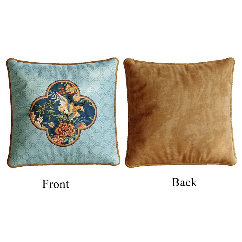 Чехлы для подушек Formaso, бархатные, цветочные, сине-белые
Чехлы для подушек Formaso, бархатные, цветочные, сине-белые