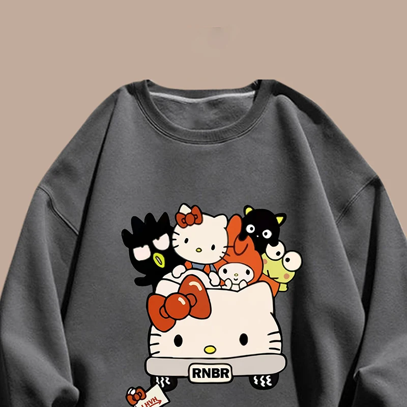 Kawaii Sanrio Characters Cotton Cartoon Printing Sweater Hello Kitty My Melody Keroppi Nice Long Sleeved Crewneck Hoodless Tops
Kawaii Sanrio Characters Cotton Cartoon Printing Sweater Hello Kitty My Melody Keroppi Nice Long Sleeved Crewneck Hoodless Tops