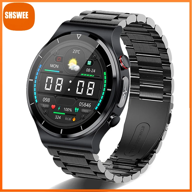 Thermometer Smart Watch HD Full Touch Screen ECG Heart Rate Monitor Blood Oxygen Sport Smartwatch Weather Forecast Clock
Thermometer Smart Watch HD Full Touch Screen ECG Heart Rate Monitor Blood Oxygen Sport Smartwatch Weather Forecast Clock